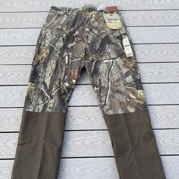 Wrangler Pro Gear Rugged Wear Upland Brush Mens Pants 42x32 Camo Hunting